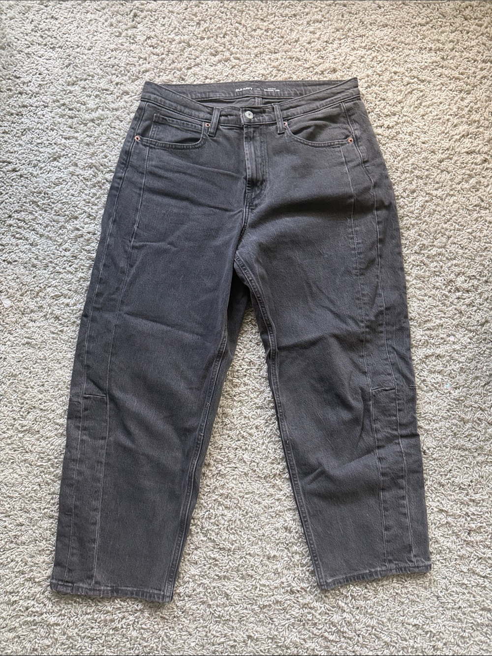 Old Navy High Rise Barrel Jeans